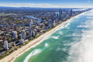 Aerial view of Gold Coast Queensland shutterstock 142759546