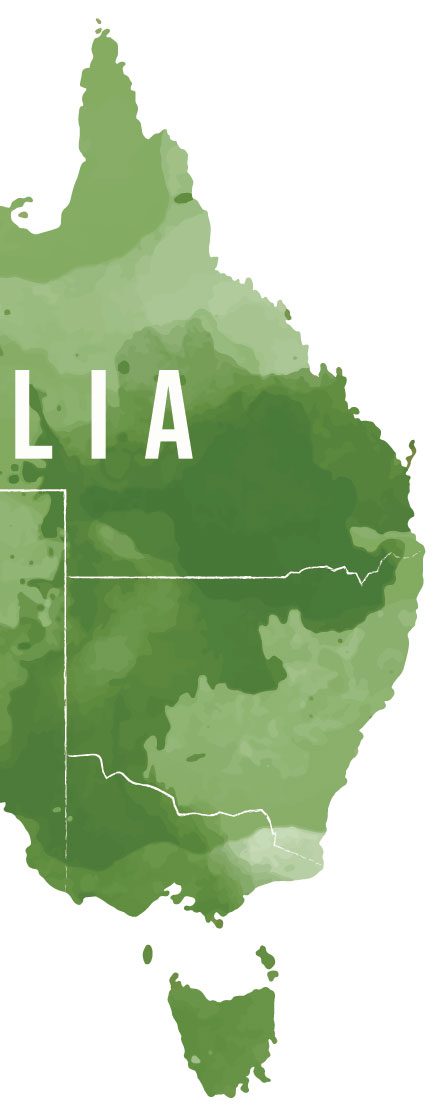 australia-east-map
