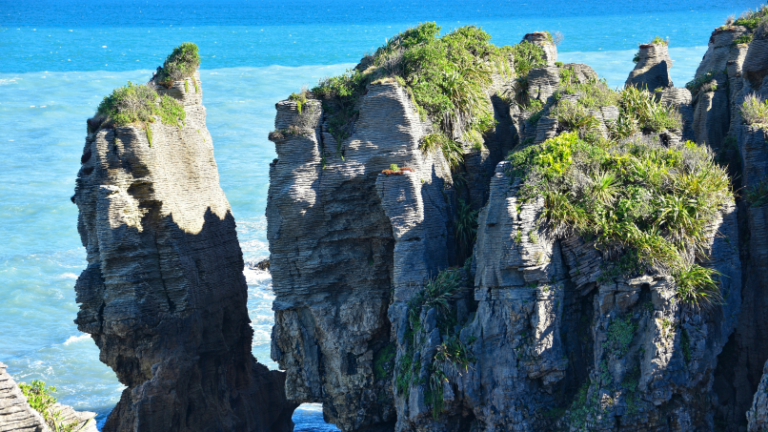 Punakaiki Pancake Rocks and Blowholes, New Zealand