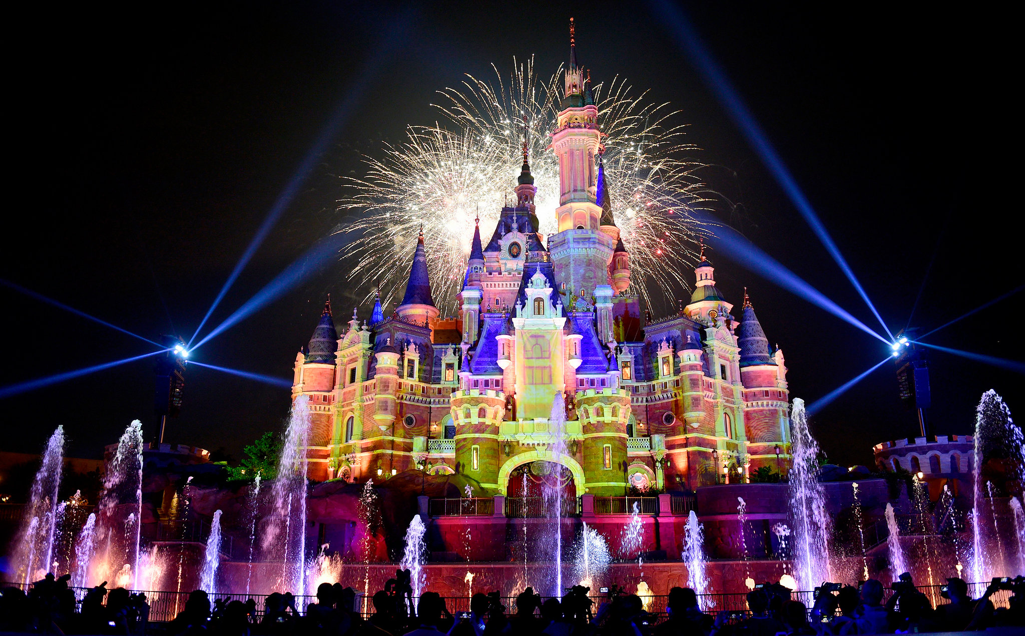 Shanghai Disneyland at Night