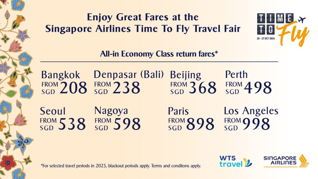 SQ TTF Fair 2024 - Enjoy Great Fares!