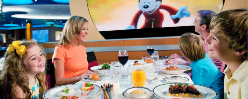 Disney Adventure Cruise Dining